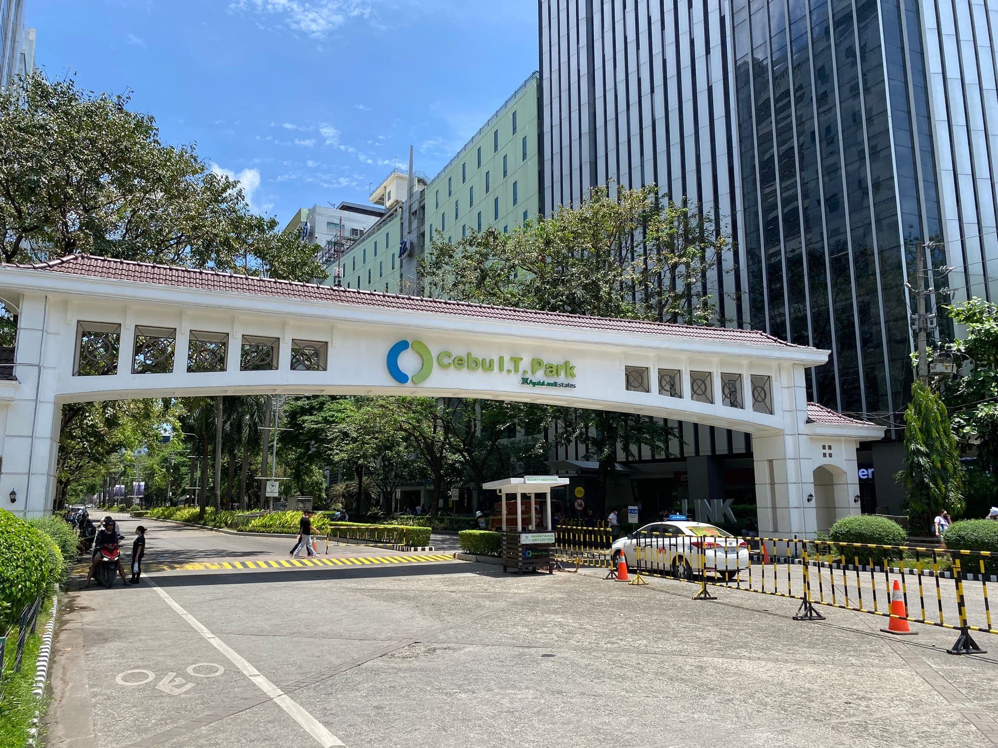 Cebu IT Park gates Philippines